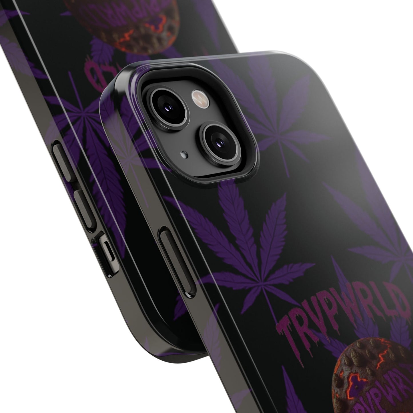 Smoke Signals Cannabis-Themed Impact-Resistant Phone Case