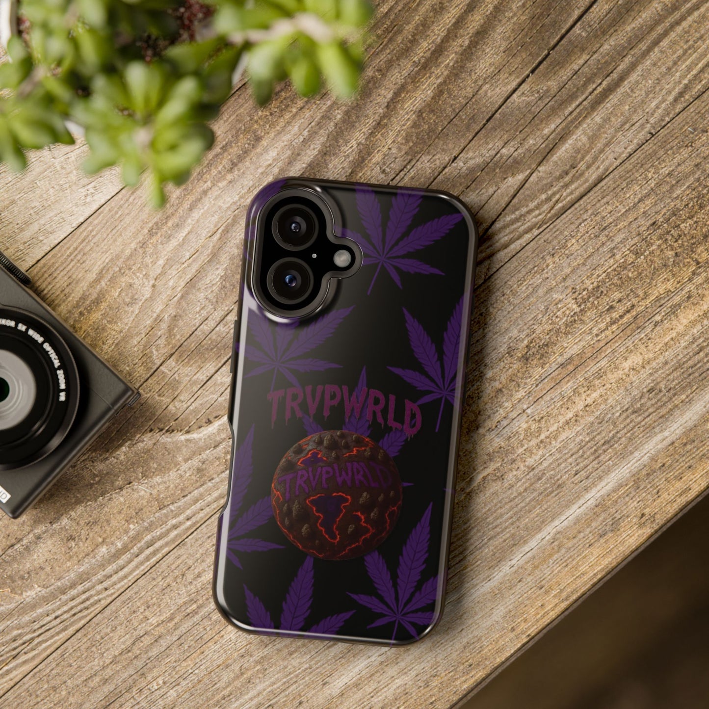 Smoke Signals Cannabis-Themed Impact-Resistant Phone Case