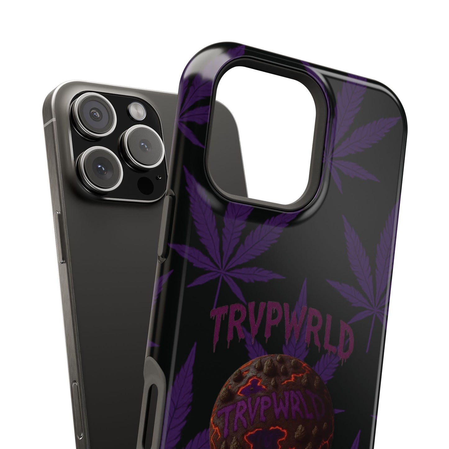 Smoke Signals Cannabis-Themed Impact-Resistant Phone Case