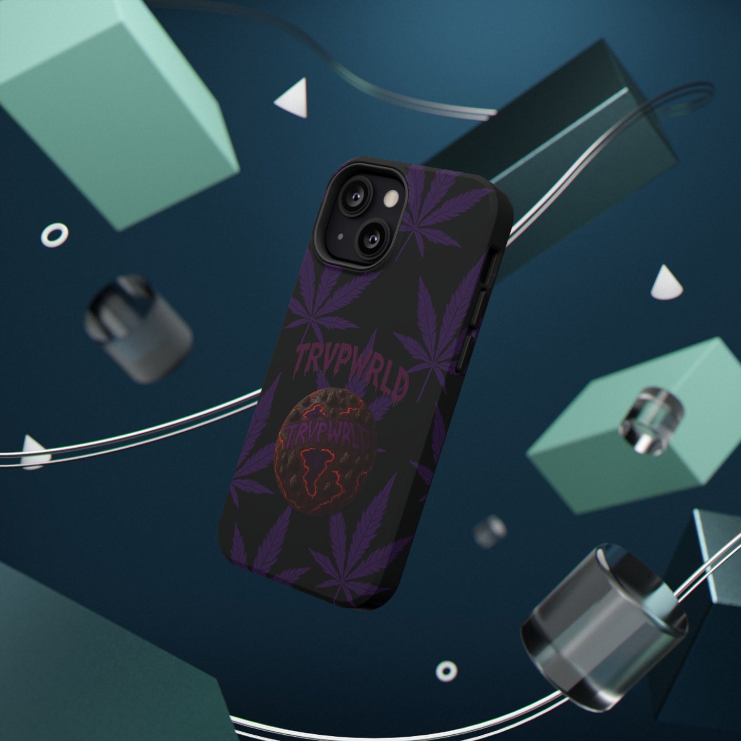 Smoke Signals Cannabis-Themed Impact-Resistant Phone Case