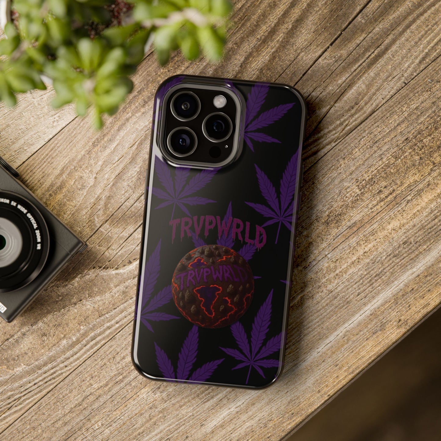 Smoke Signals Cannabis-Themed Impact-Resistant Phone Case