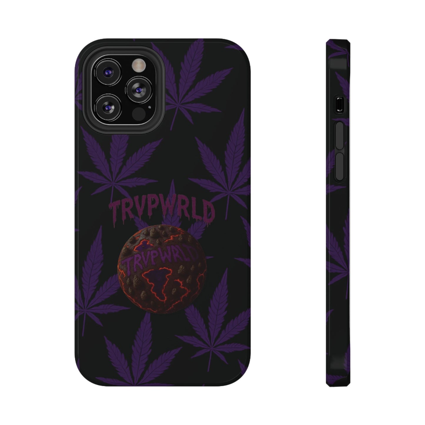 Smoke Signals Cannabis-Themed Impact-Resistant Phone Case