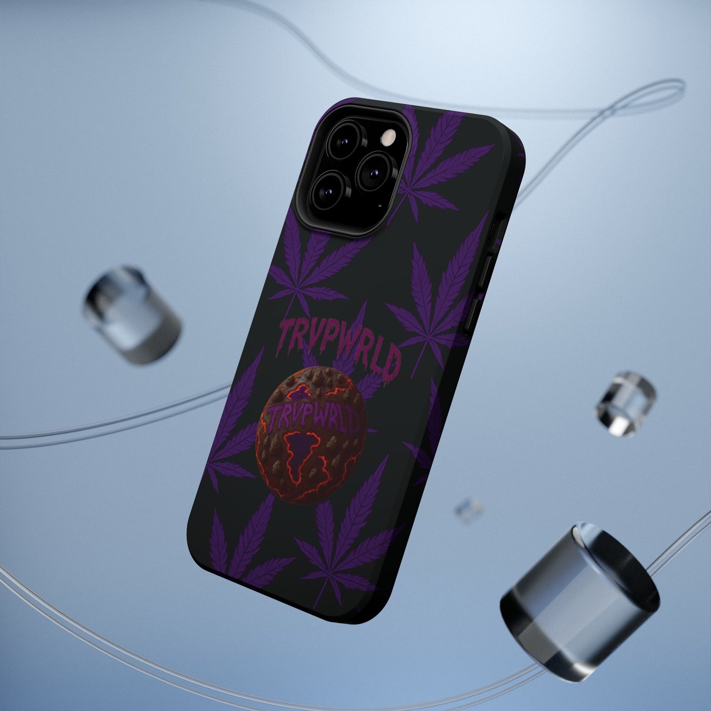 Smoke Signals Cannabis-Themed Impact-Resistant Phone Case