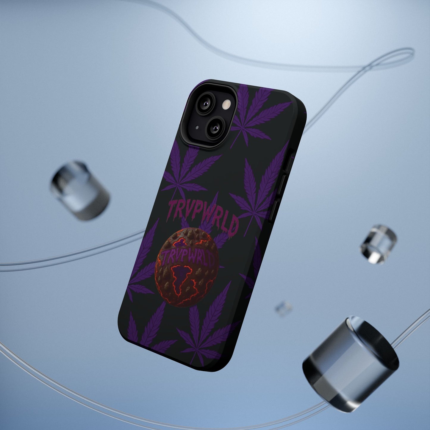 Smoke Signals Cannabis-Themed Impact-Resistant Phone Case