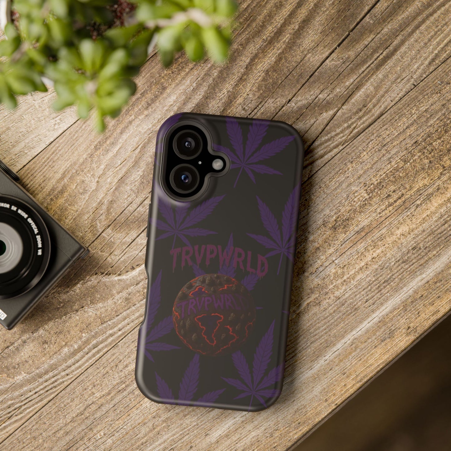 Smoke Signals Cannabis-Themed Impact-Resistant Phone Case