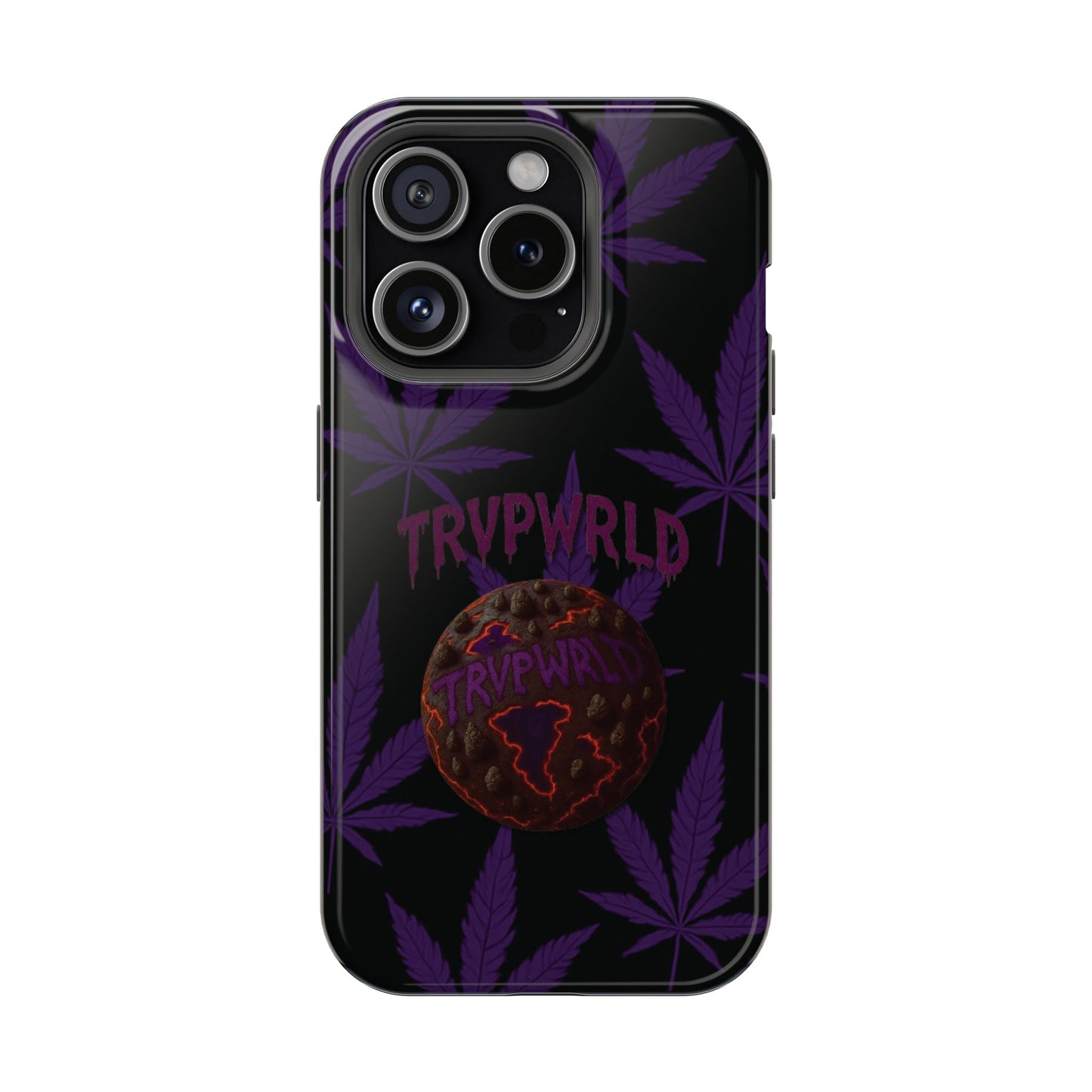 Smoke Signals Cannabis-Themed Impact-Resistant Phone Case