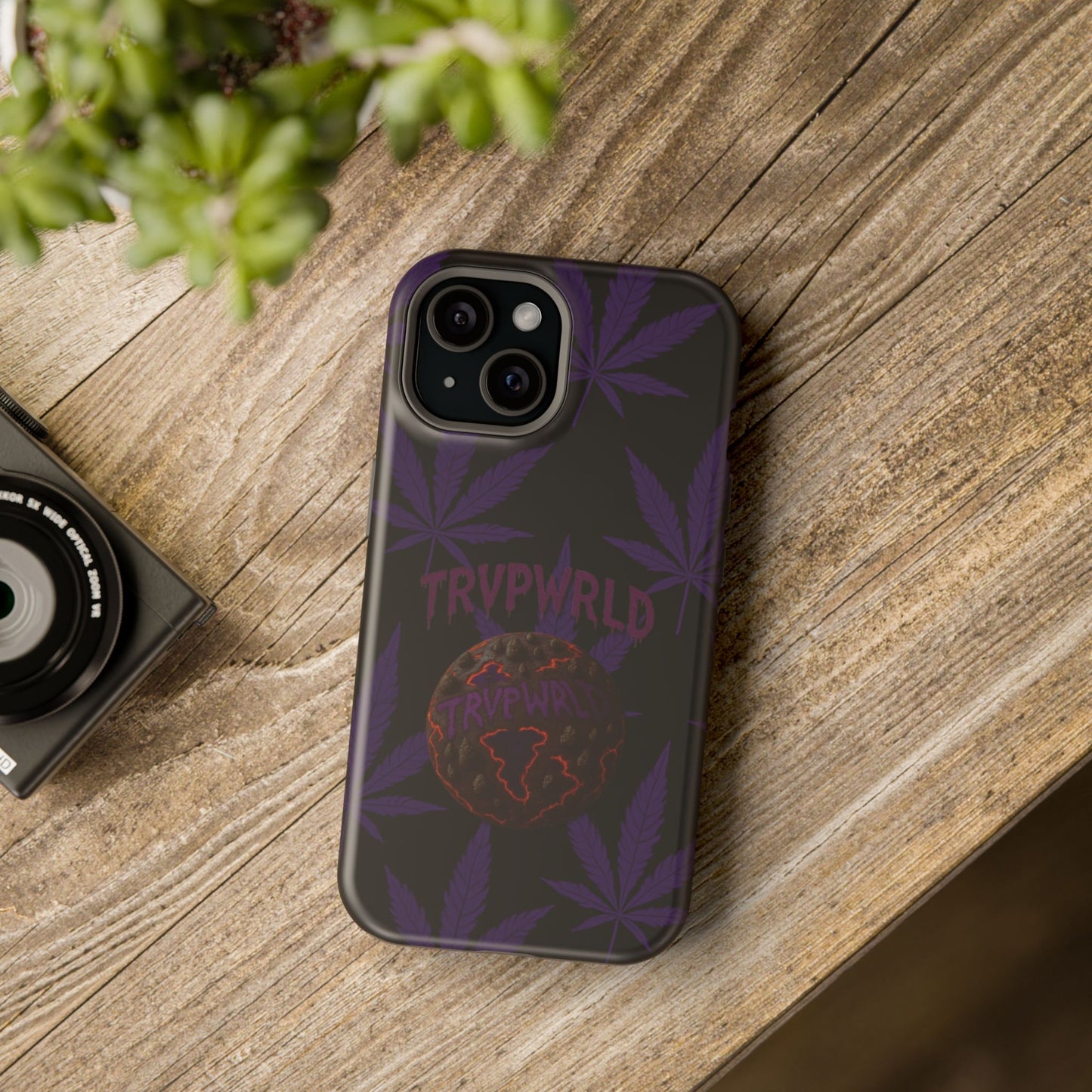 Smoke Signals Cannabis-Themed Impact-Resistant Phone Case