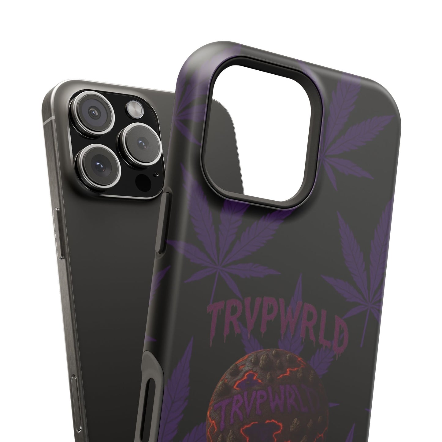 Smoke Signals Cannabis-Themed Impact-Resistant Phone Case