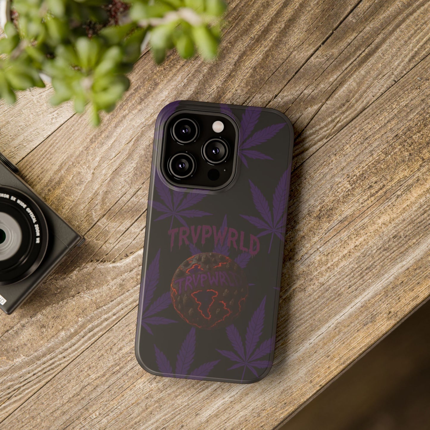 Smoke Signals Cannabis-Themed Impact-Resistant Phone Case