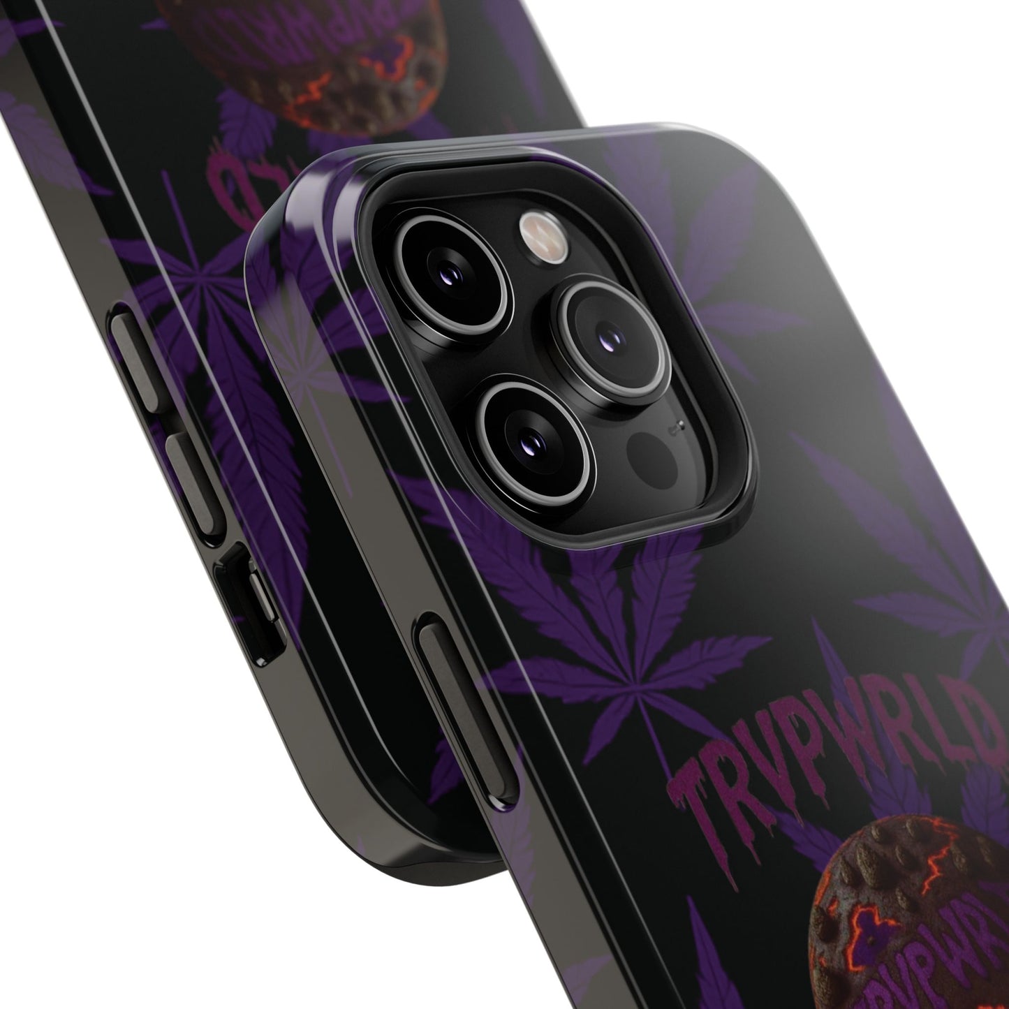 Smoke Signals Cannabis-Themed Impact-Resistant Phone Case