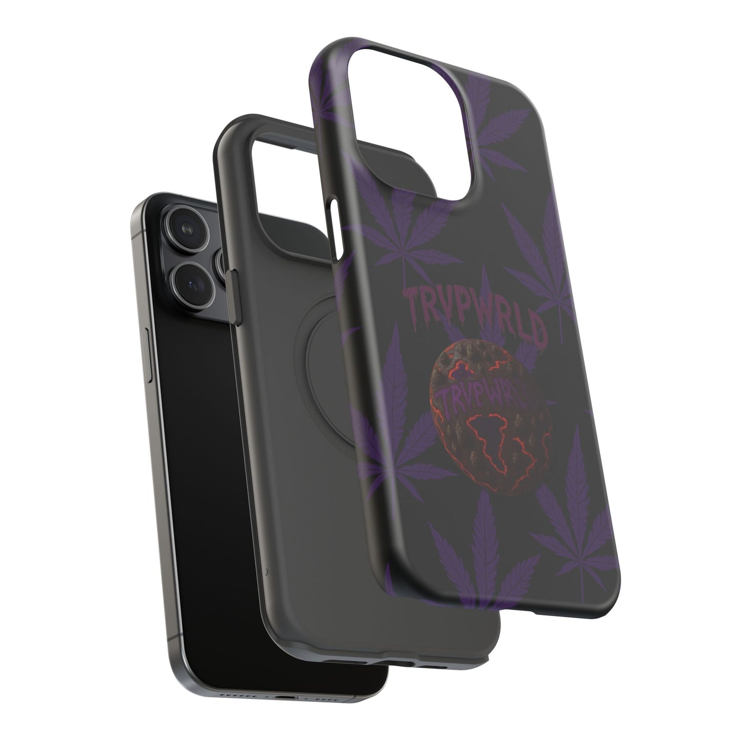 Smoke Signals Cannabis-Themed Impact-Resistant Phone Case