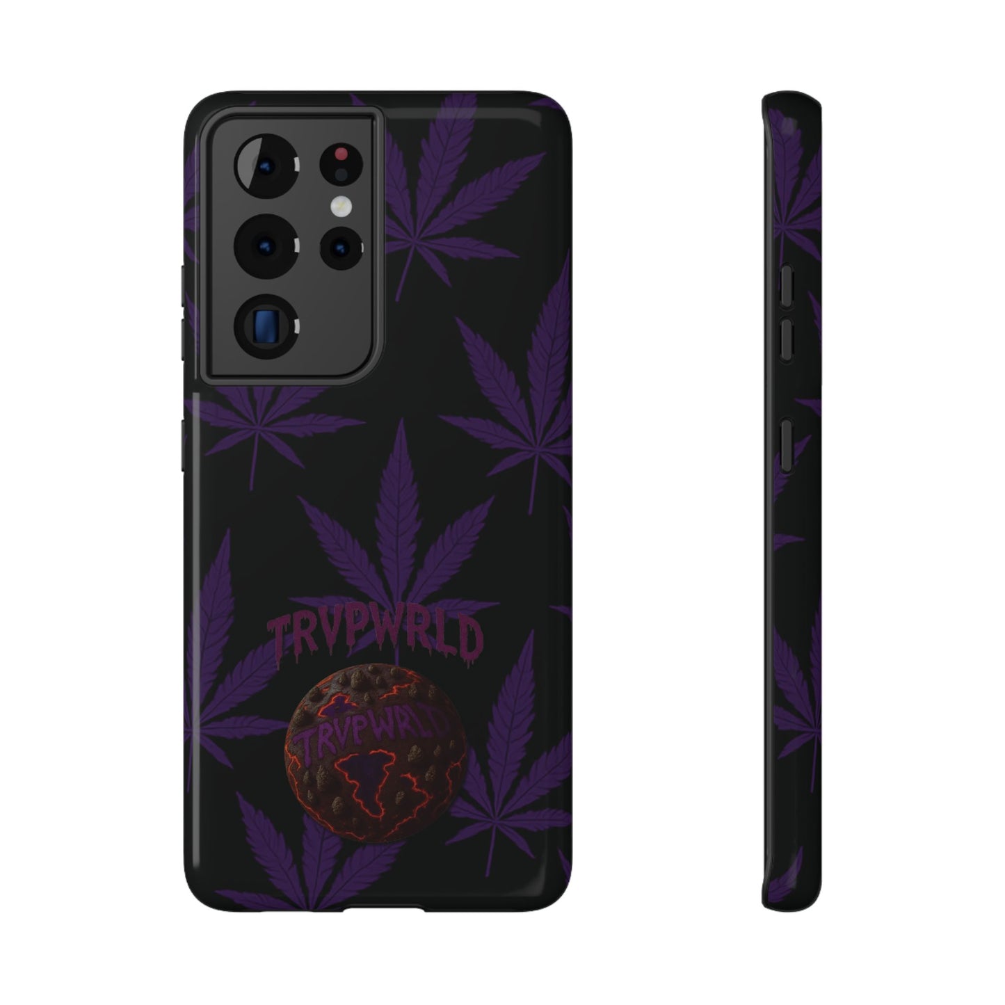 Smoke Signals Cannabis-Themed Impact-Resistant Phone Case