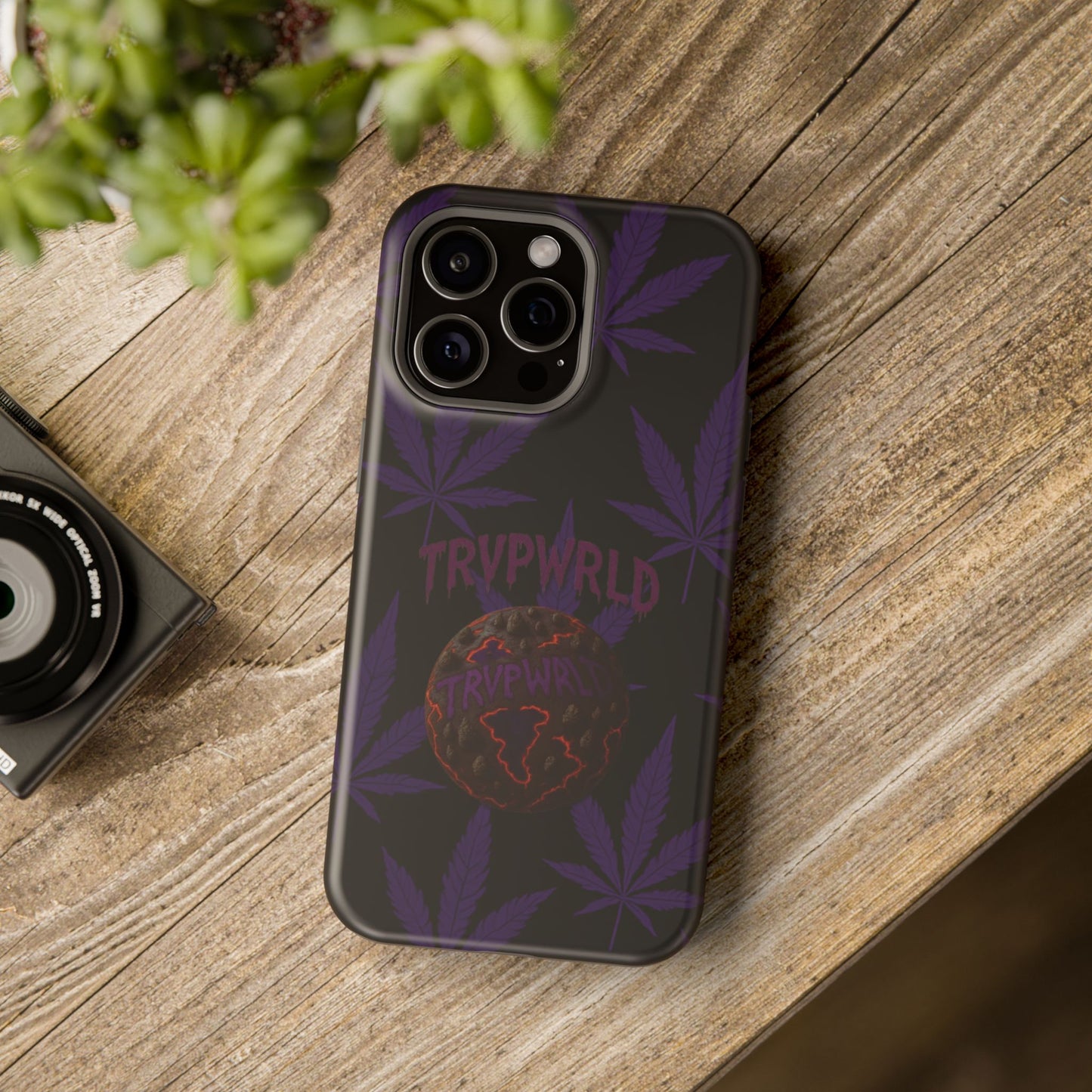 Smoke Signals Cannabis-Themed Impact-Resistant Phone Case