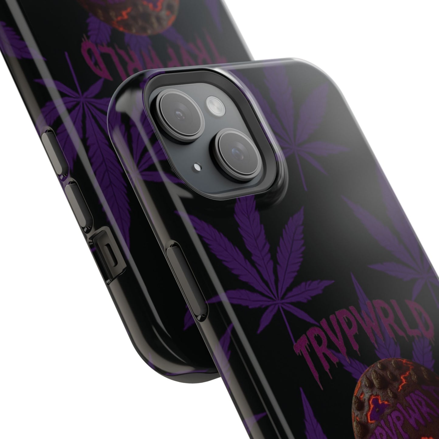 Smoke Signals Cannabis-Themed Impact-Resistant Phone Case