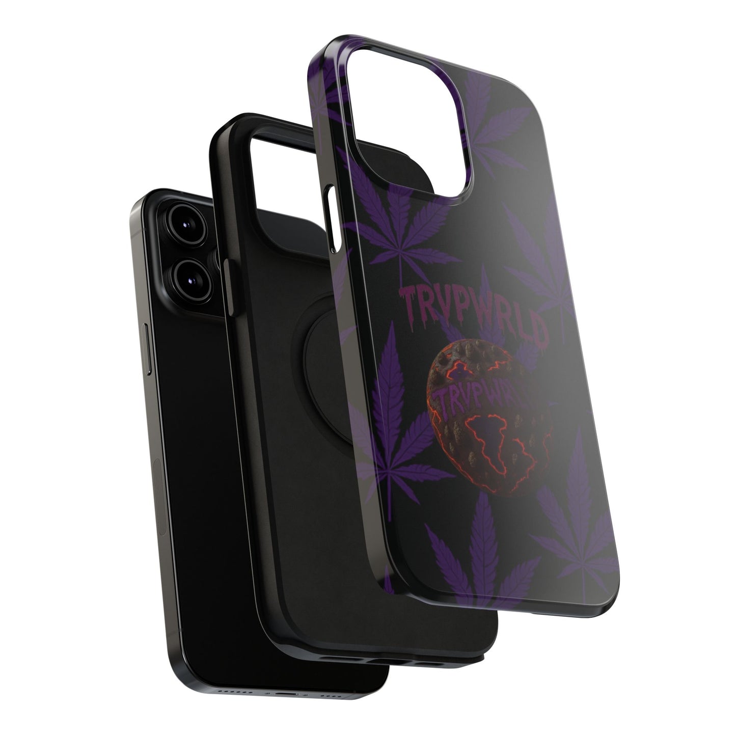 Smoke Signals Cannabis-Themed Impact-Resistant Phone Case