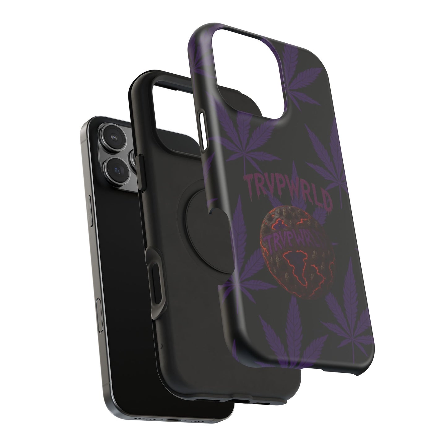 Smoke Signals Cannabis-Themed Impact-Resistant Phone Case