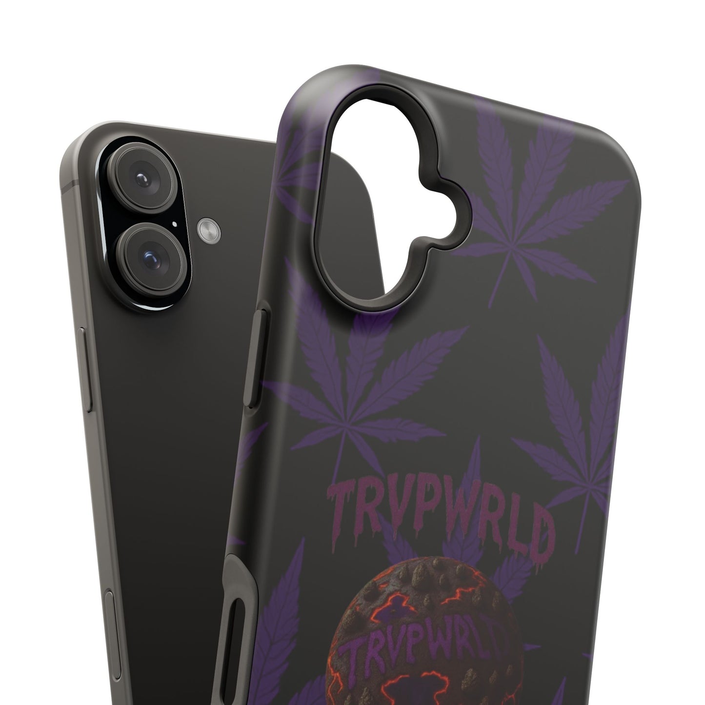 Smoke Signals Cannabis-Themed Impact-Resistant Phone Case