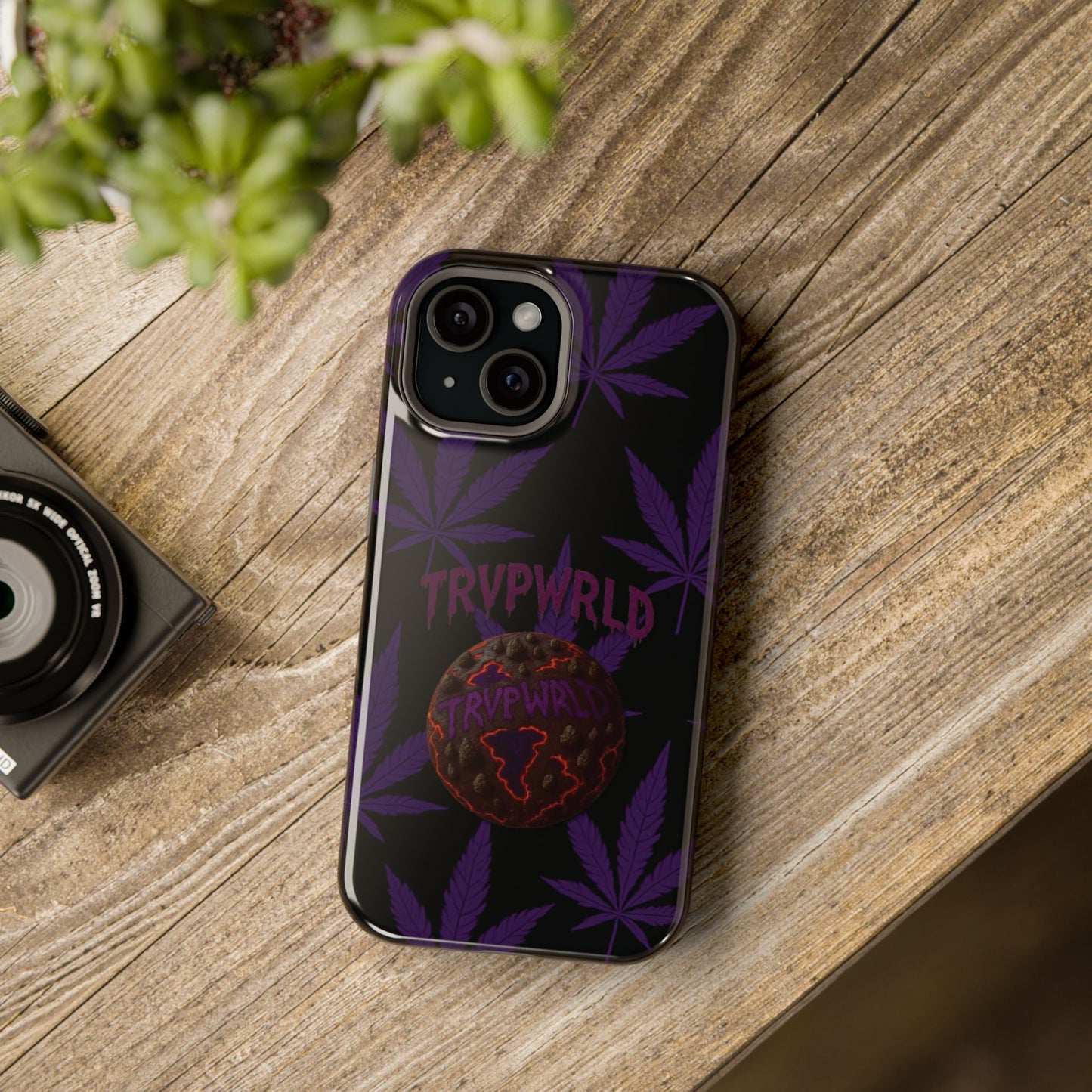 Smoke Signals Cannabis-Themed Impact-Resistant Phone Case