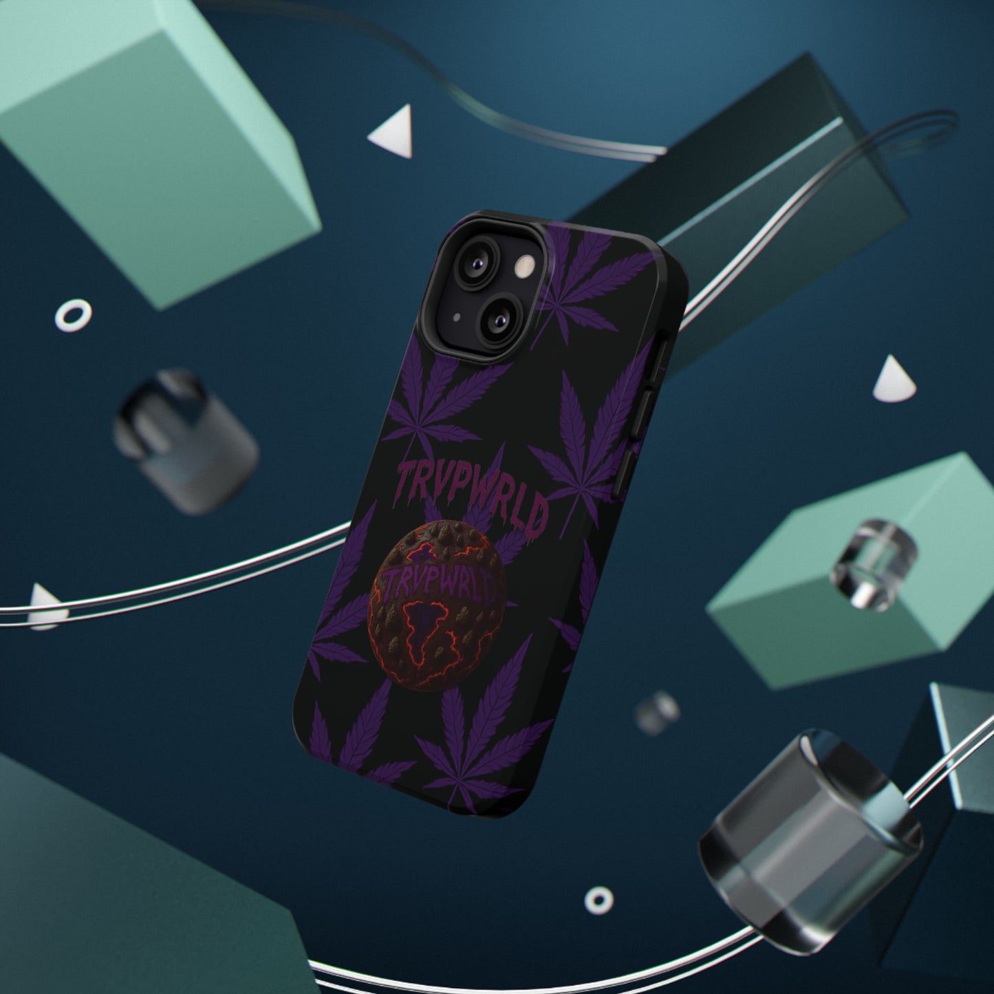 Smoke Signals Cannabis-Themed Impact-Resistant Phone Case