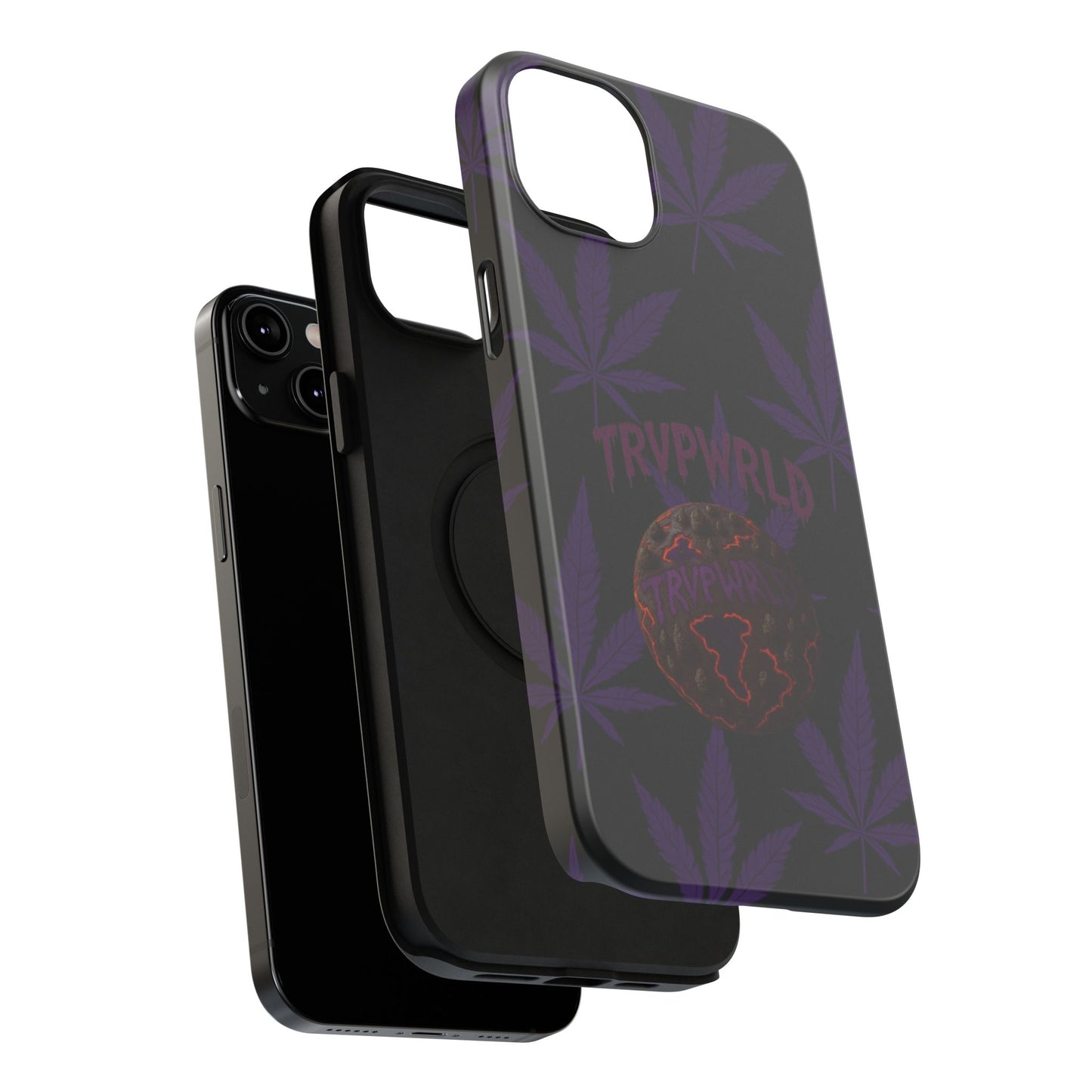 Smoke Signals Cannabis-Themed Impact-Resistant Phone Case