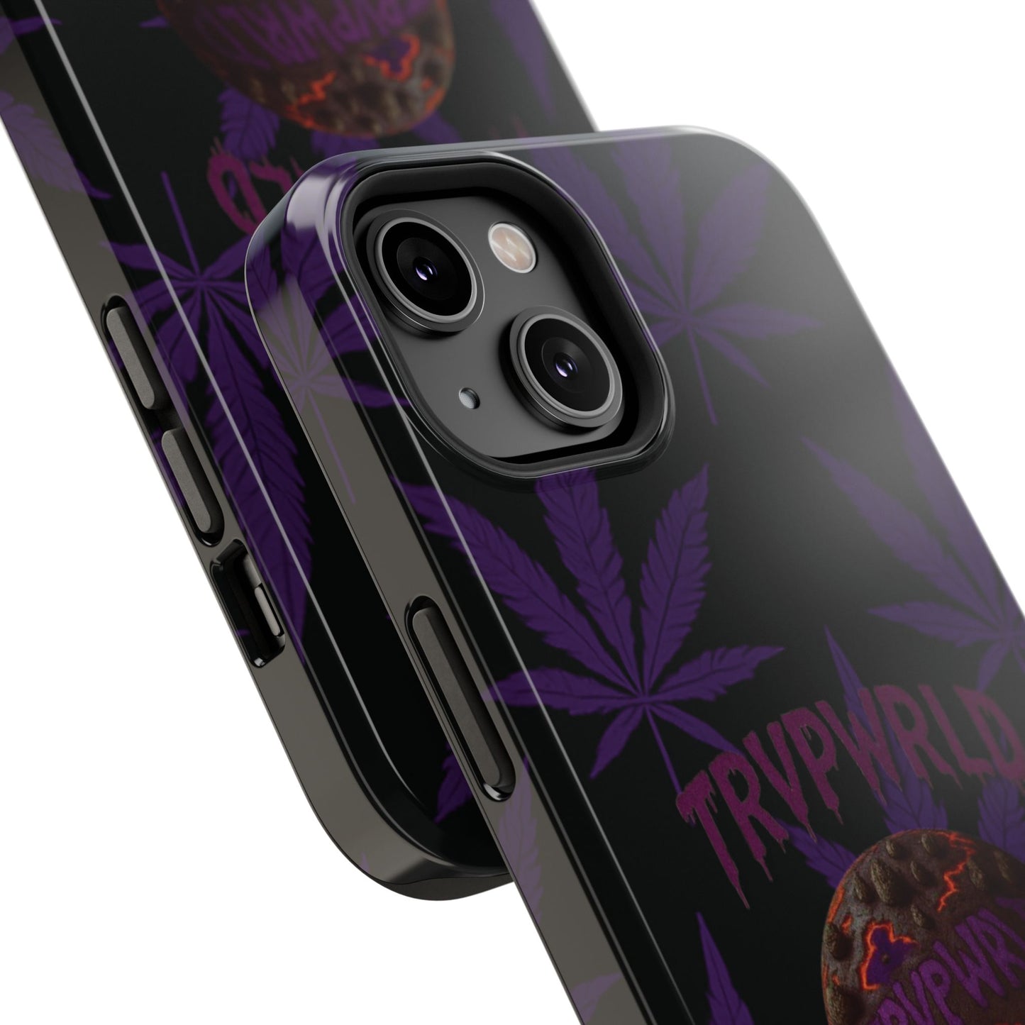 Smoke Signals Cannabis-Themed Impact-Resistant Phone Case