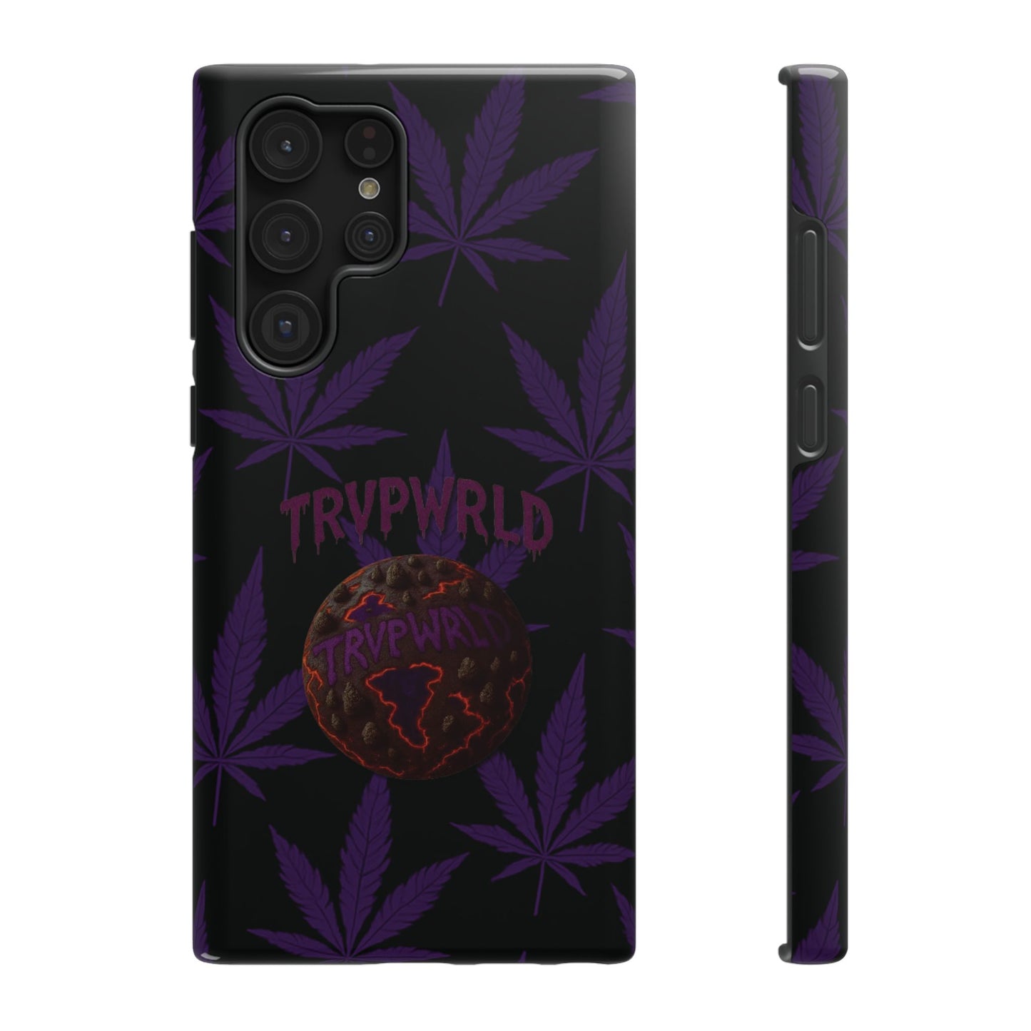 Smoke Signals Cannabis-Themed Impact-Resistant Phone Case
