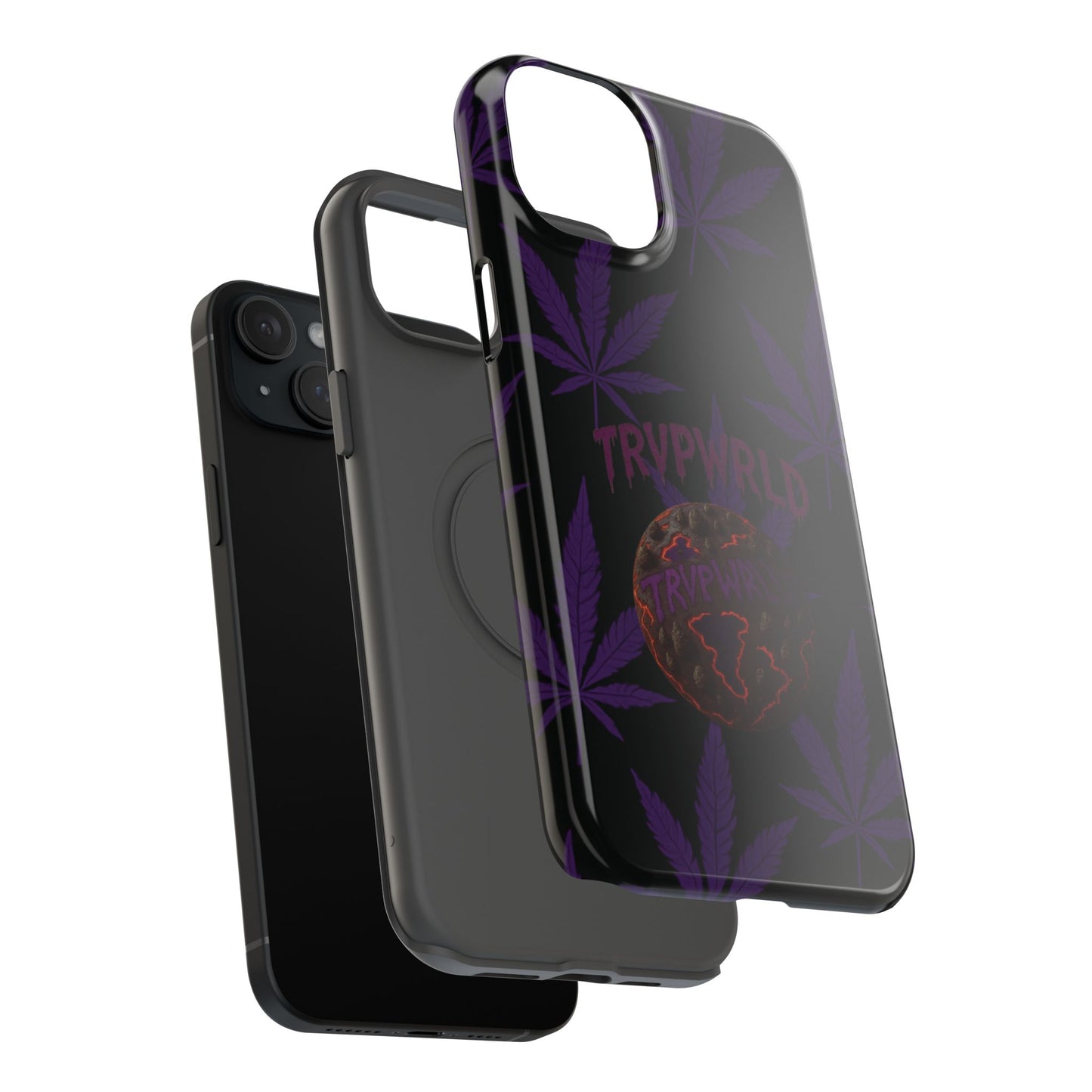 Smoke Signals Cannabis-Themed Impact-Resistant Phone Case