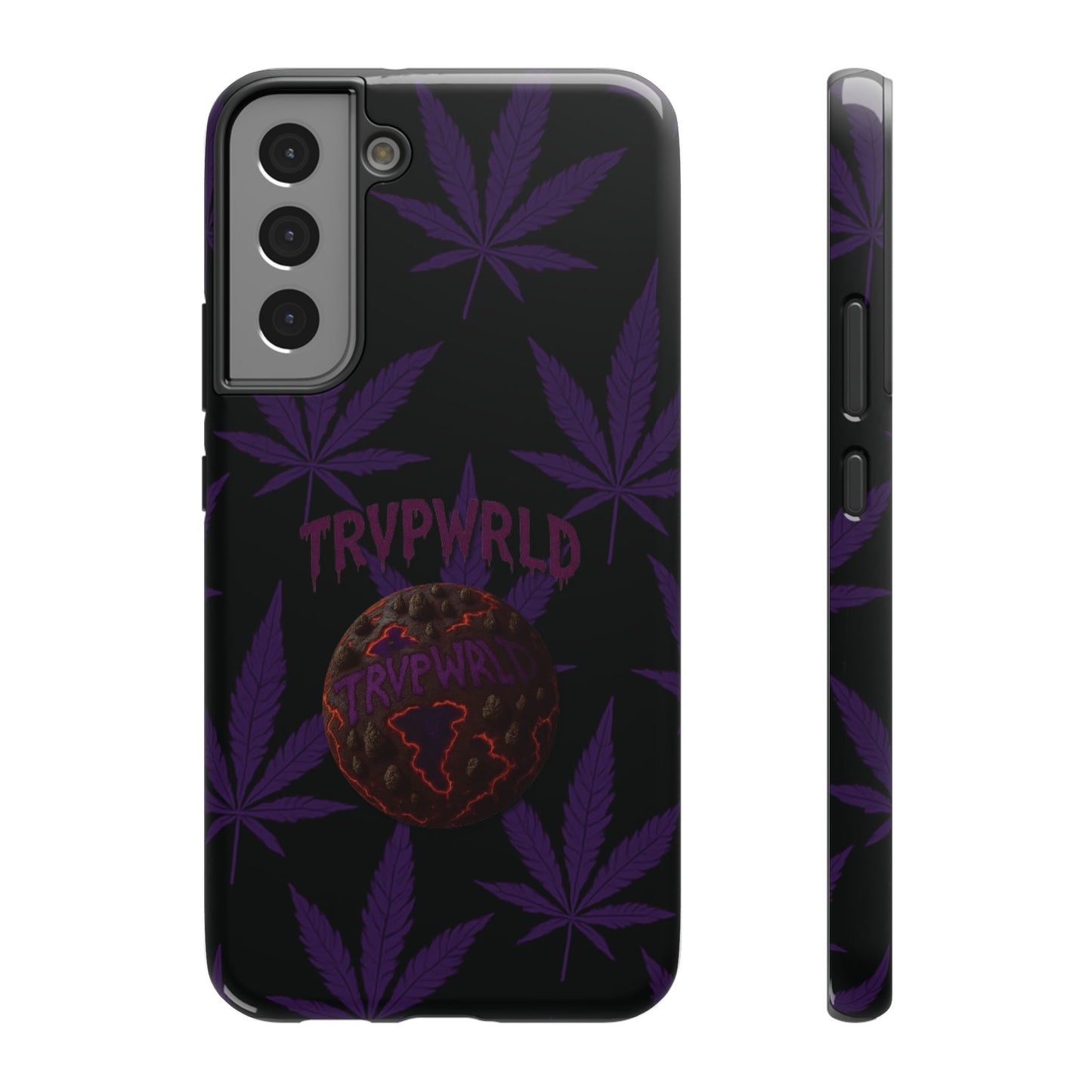 Smoke Signals Cannabis-Themed Impact-Resistant Phone Case
