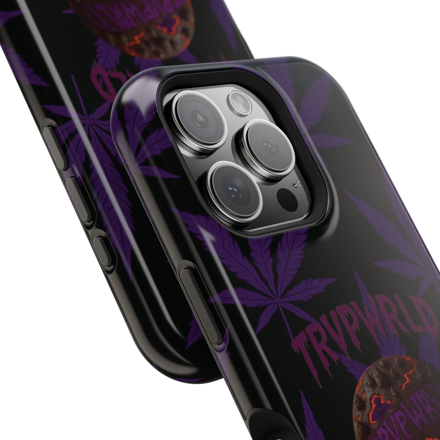 Smoke Signals Cannabis-Themed Impact-Resistant Phone Case