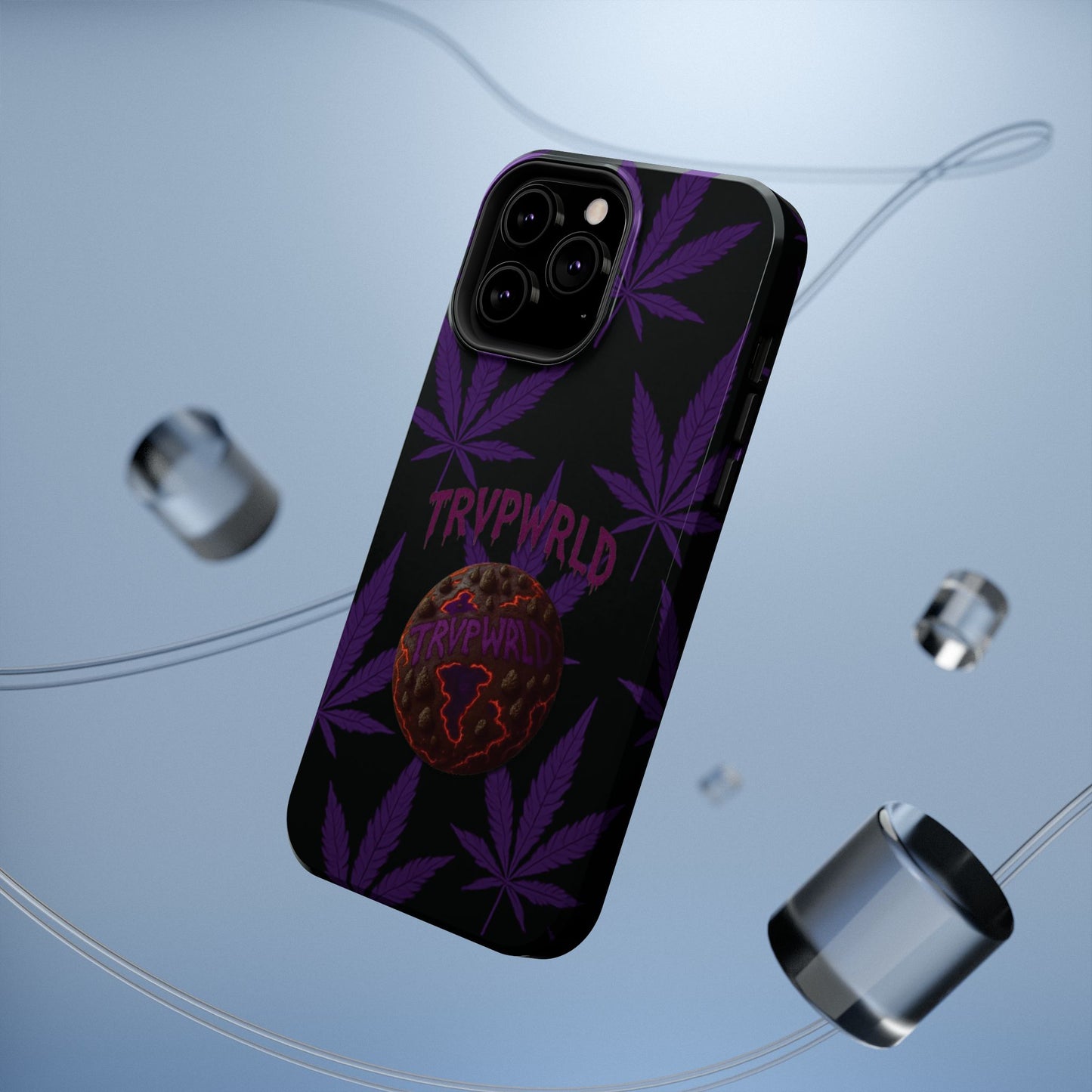 Smoke Signals Cannabis-Themed Impact-Resistant Phone Case