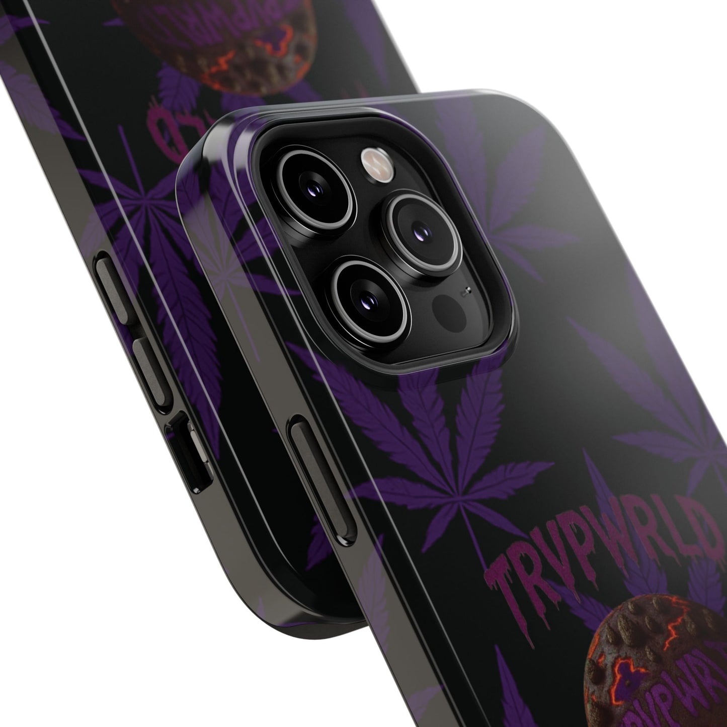 Smoke Signals Cannabis-Themed Impact-Resistant Phone Case