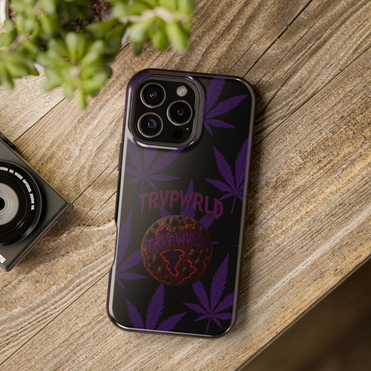 Smoke Signals Cannabis-Themed Impact-Resistant Phone Case