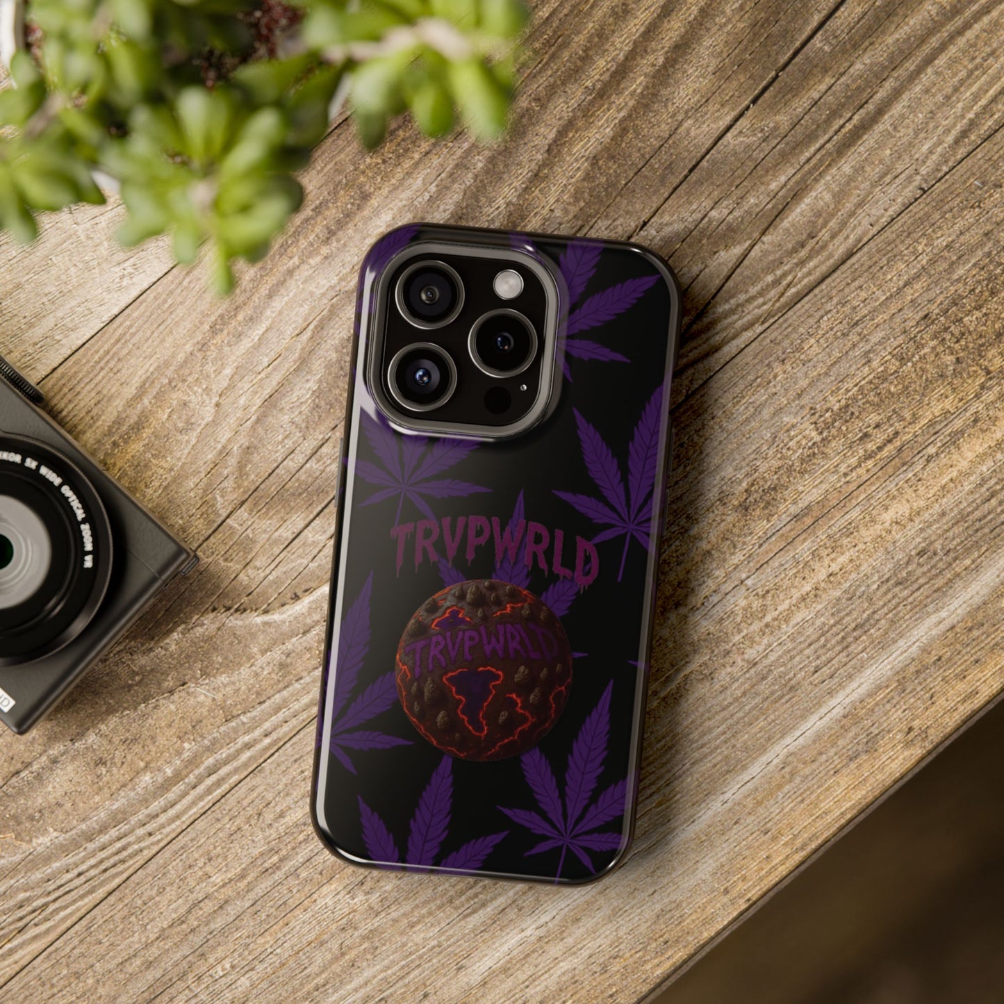 Smoke Signals Cannabis-Themed Impact-Resistant Phone Case