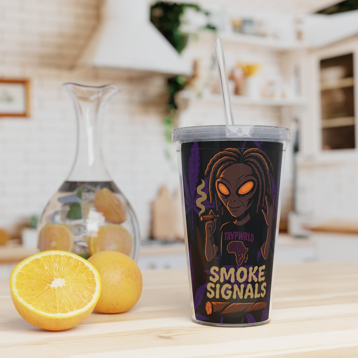 Eco-Friendly Travel Cup – Smoke Signals Edition