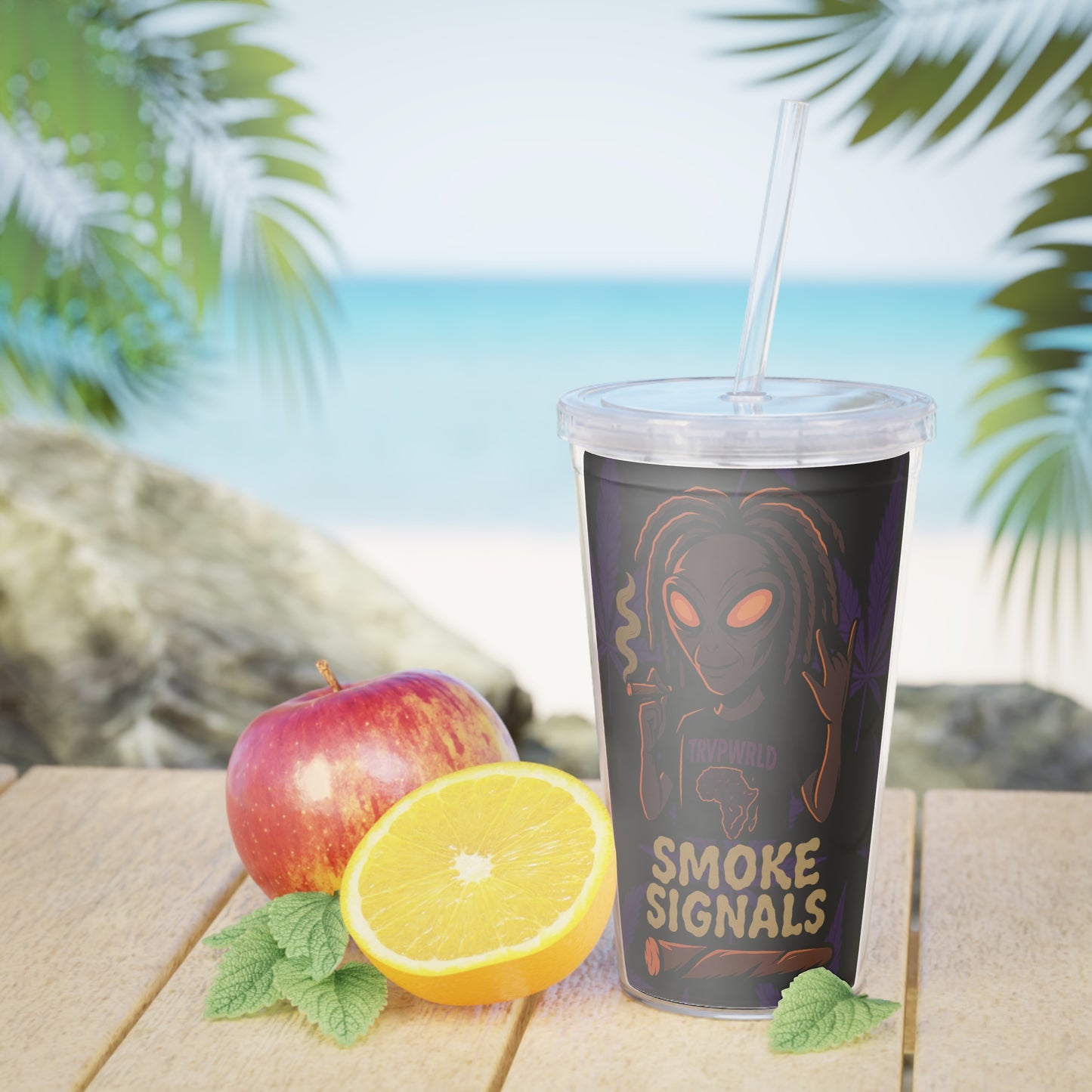 Eco-Friendly Travel Cup – Smoke Signals Edition
