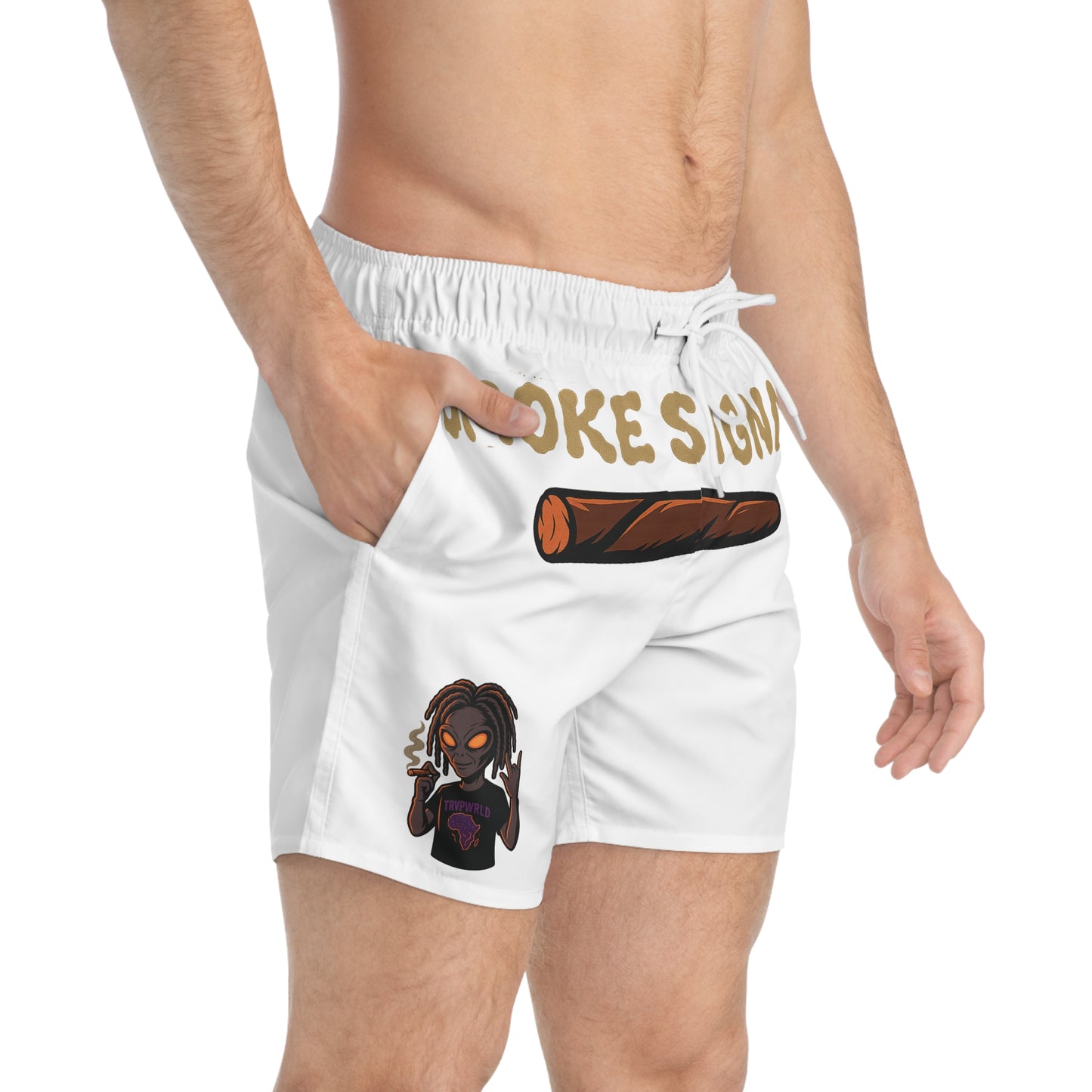 Smoke Signals Swim Trunks