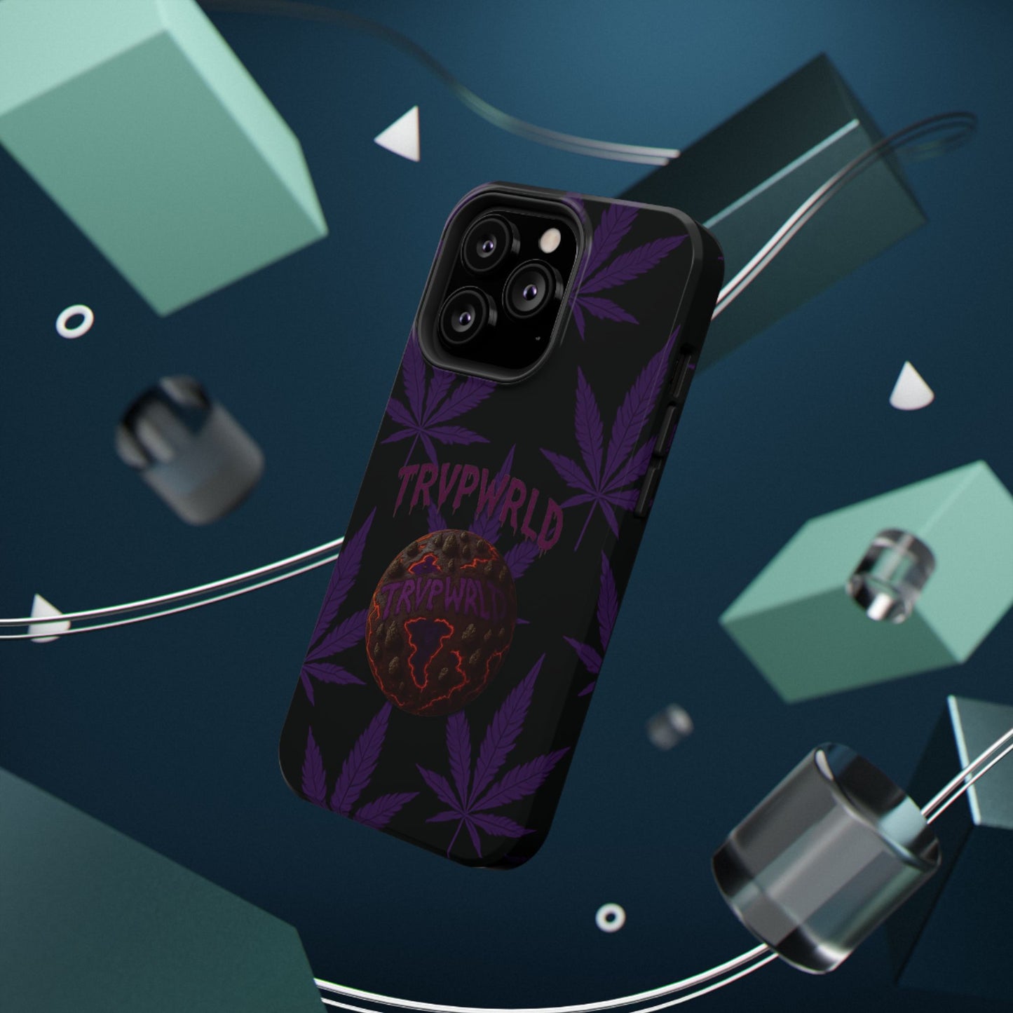 Smoke Signals Cannabis-Themed Impact-Resistant Phone Case