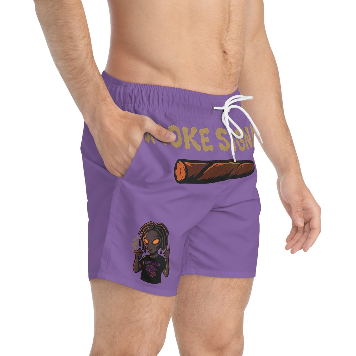 Smoke Signals Swim Trunks