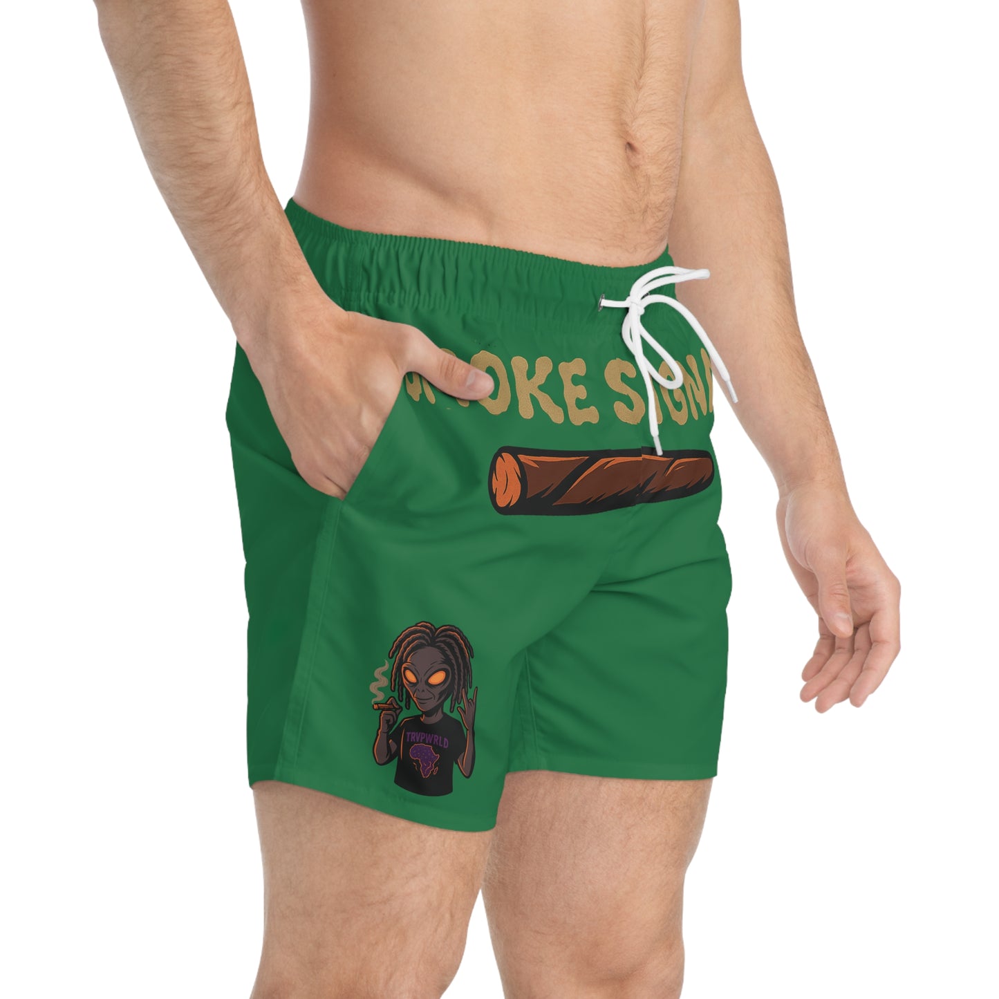 Smoke Signals Swim Trunks