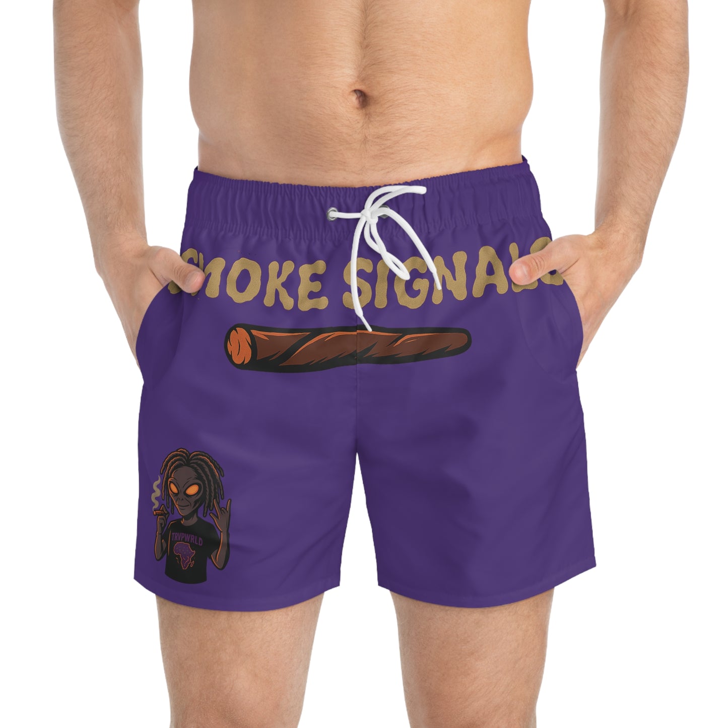 Smoke Signals Swim Trunks