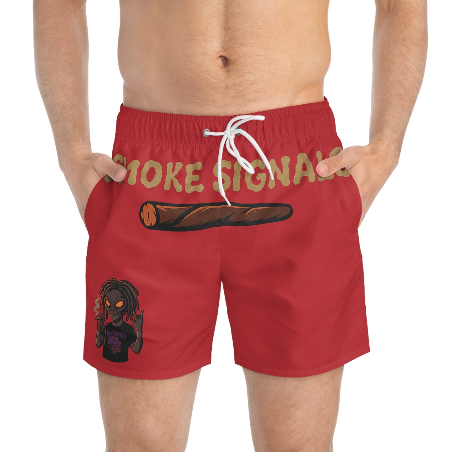 Smoke Signals Swim Trunks