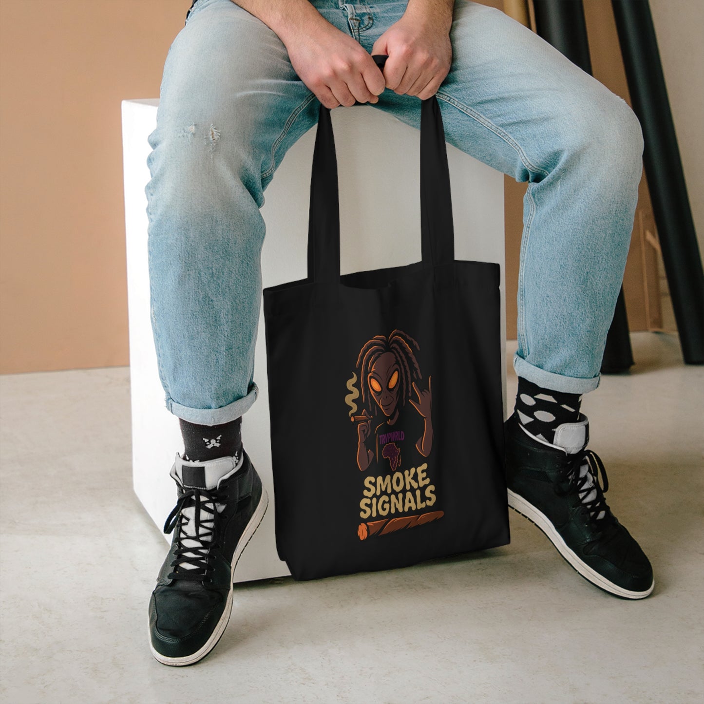 Cotton Tote Bag – Smoke Signals