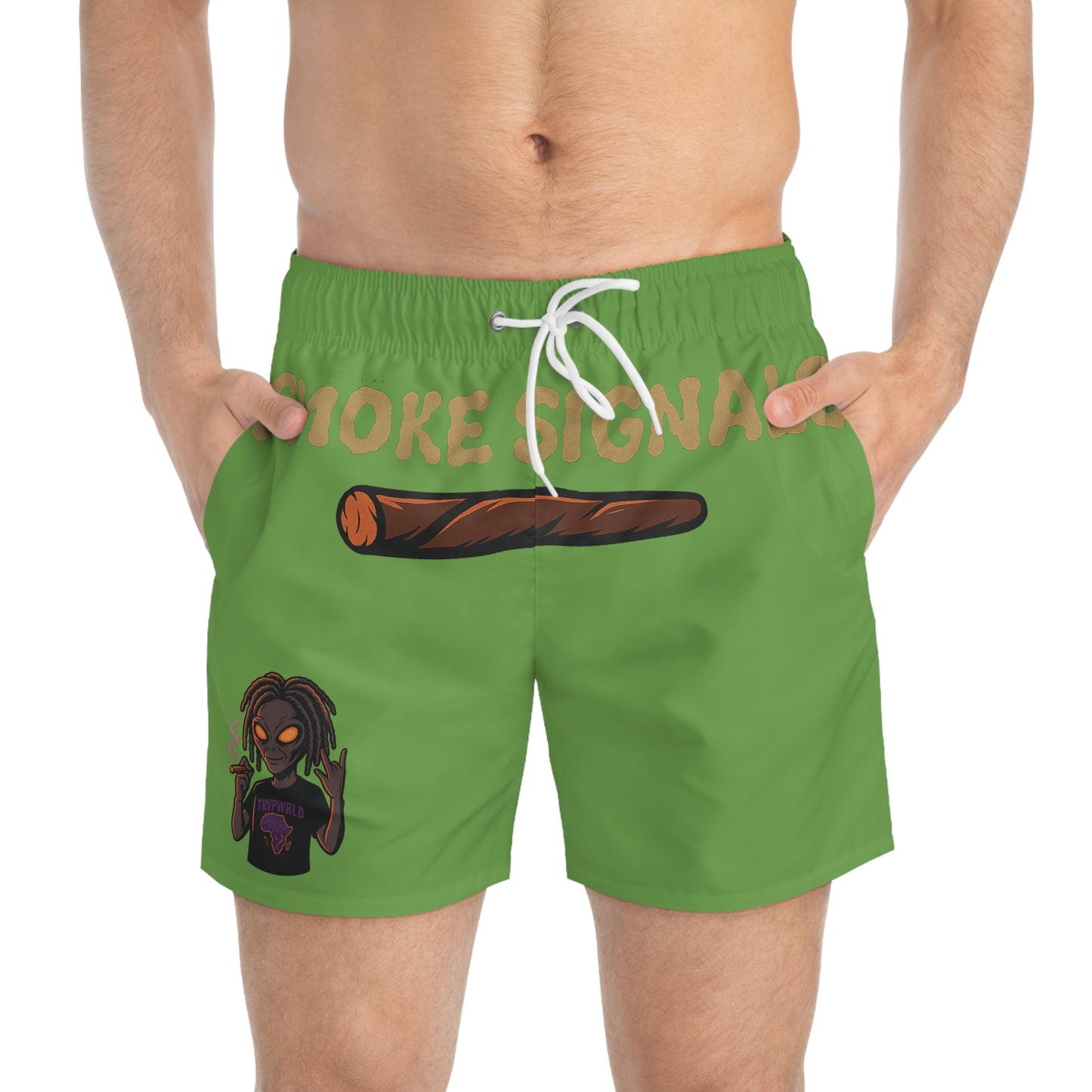 Smoke Signals Swim Trunks