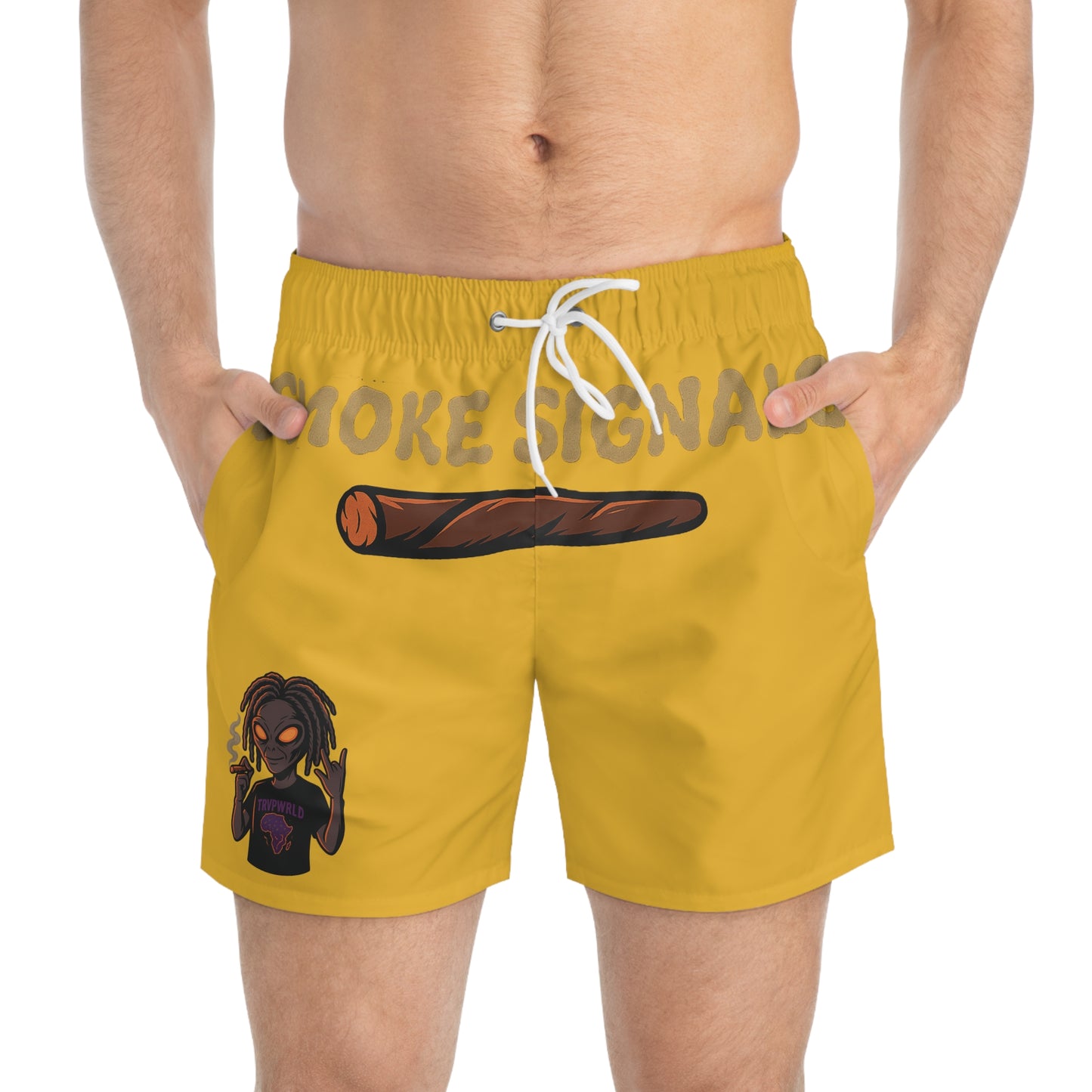 Smoke Signals Swim Trunks