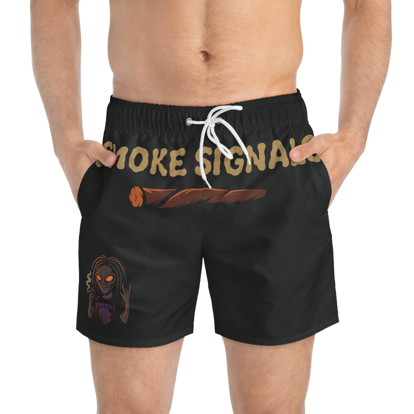 Smoke Signals Swim Trunks