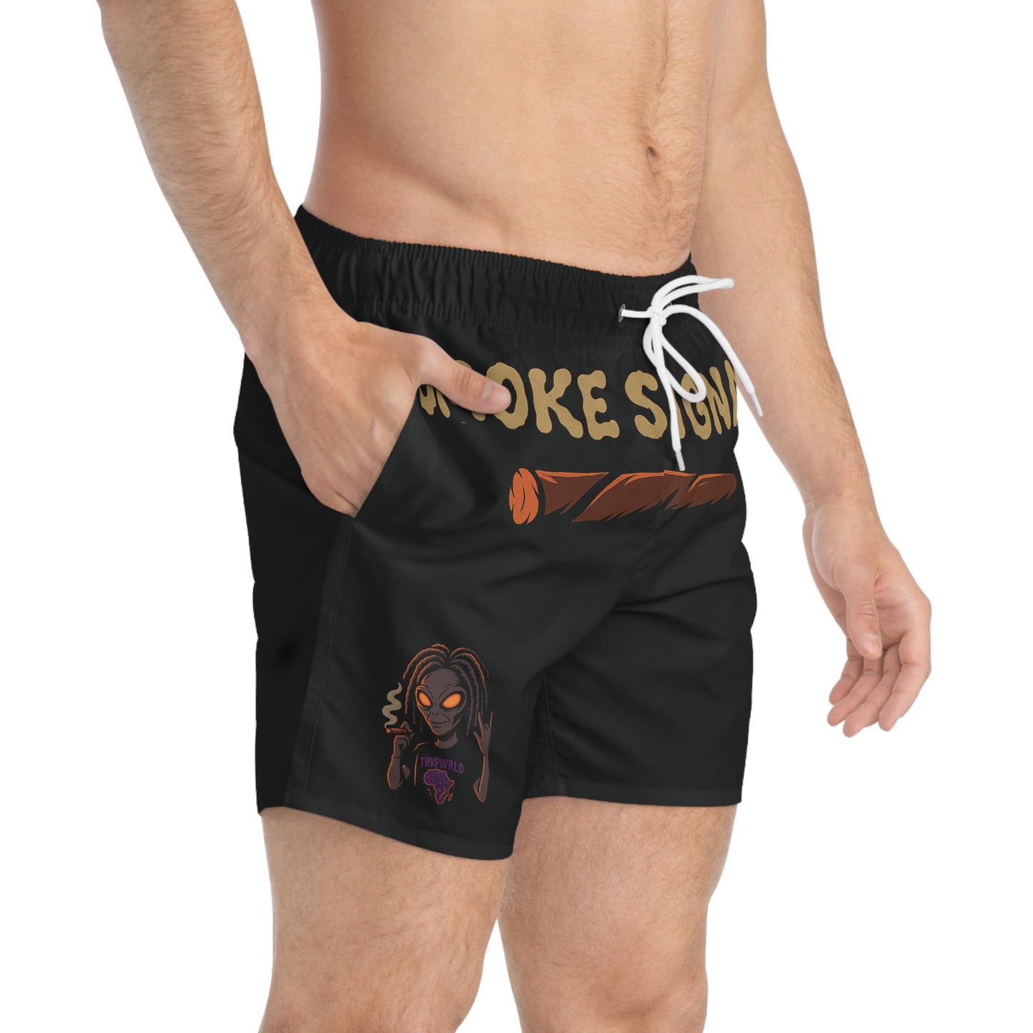 Smoke Signals Swim Trunks