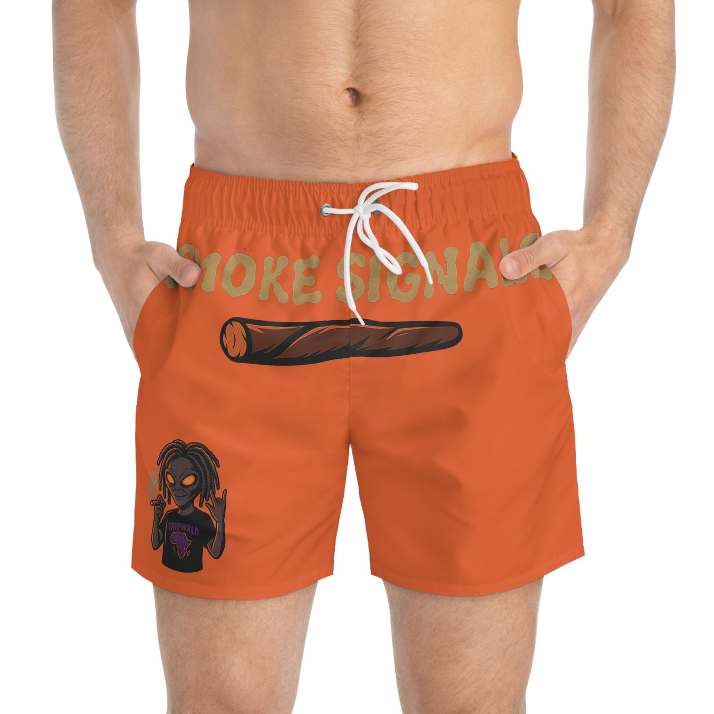 Smoke Signals Swim Trunks
