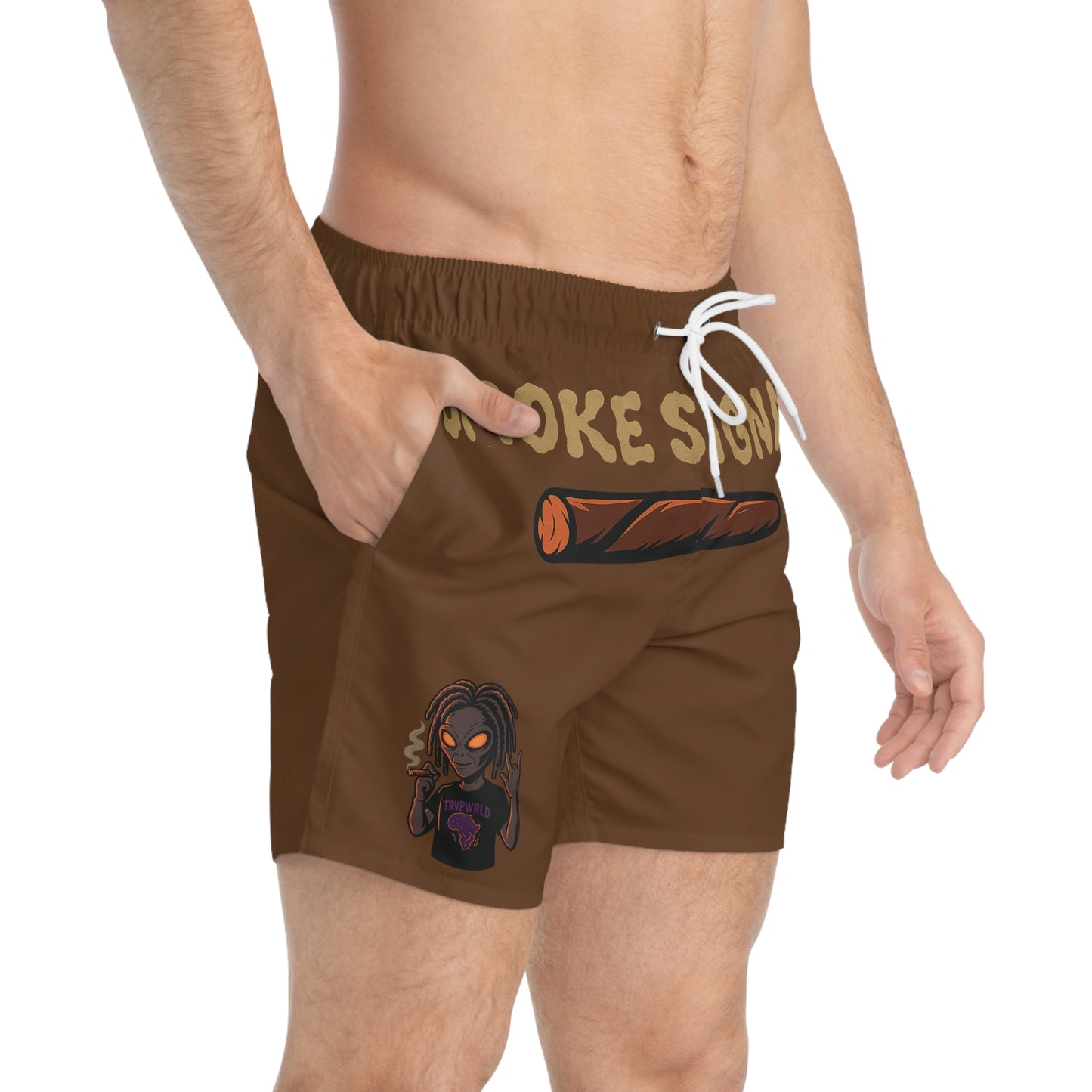 Smoke Signals Swim Trunks