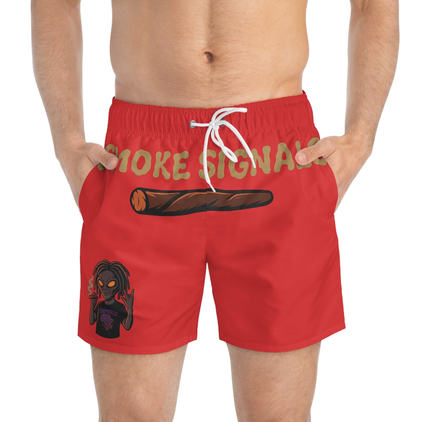 Smoke Signals Swim Trunks