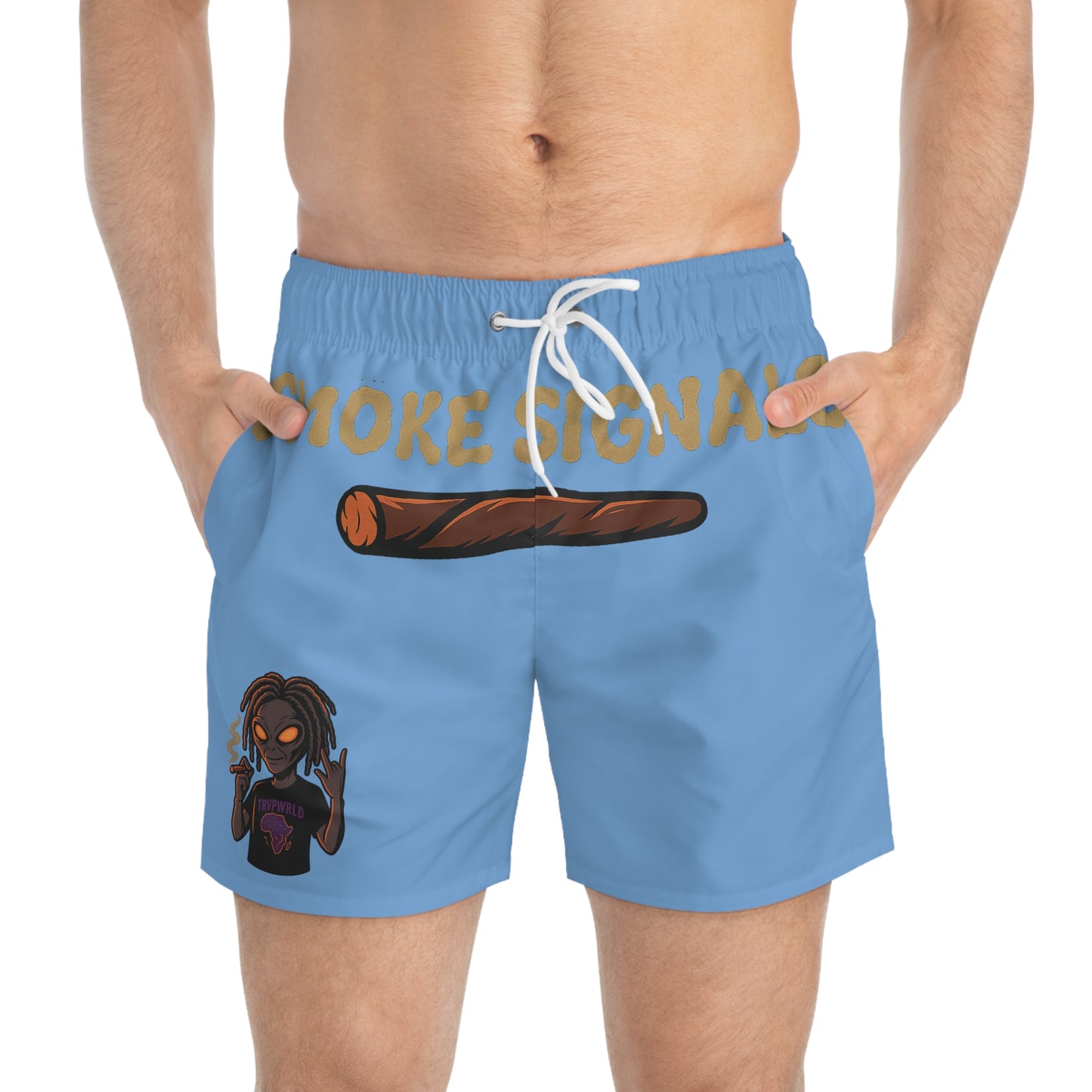 Smoke Signals Swim Trunks